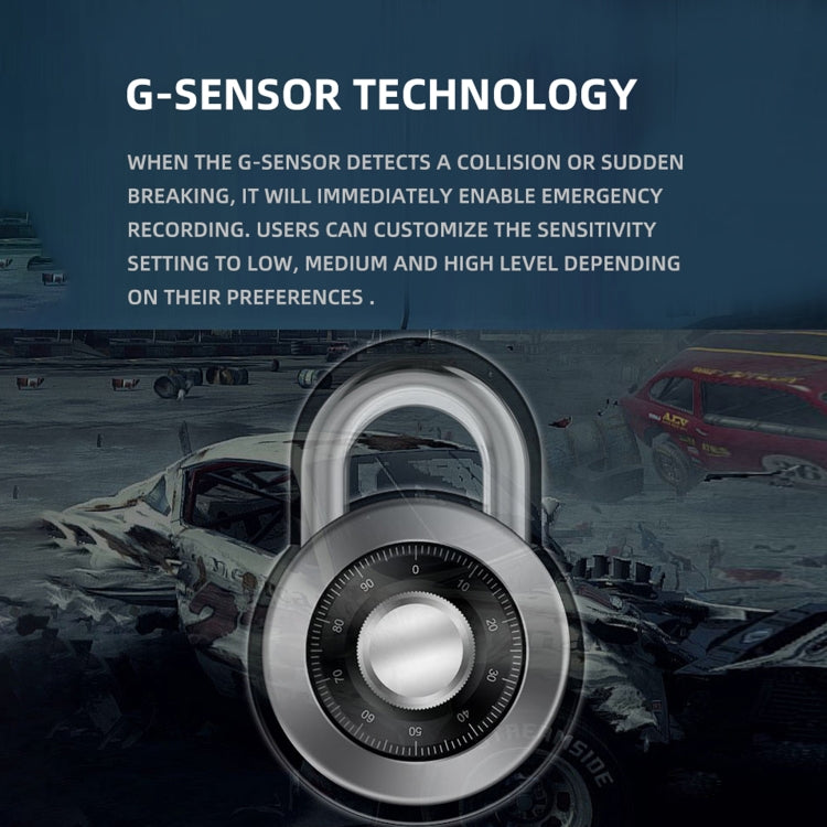 Anytek A5+ 4.5 inch FHD 1920x1080P Car Front & Rearview Mirror DVR Camera by Anytek