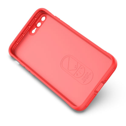 Magic Shield TPU + Flannel Phone Case For iPhone 8 Plus / 7 Plus(Red) by buy2fix