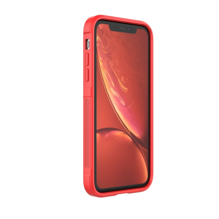 For iPhone XR Magic Shield TPU + Flannel Phone Case(Grey) - More iPhone Cases by buy2fix | Online Shopping UK | buy2fix