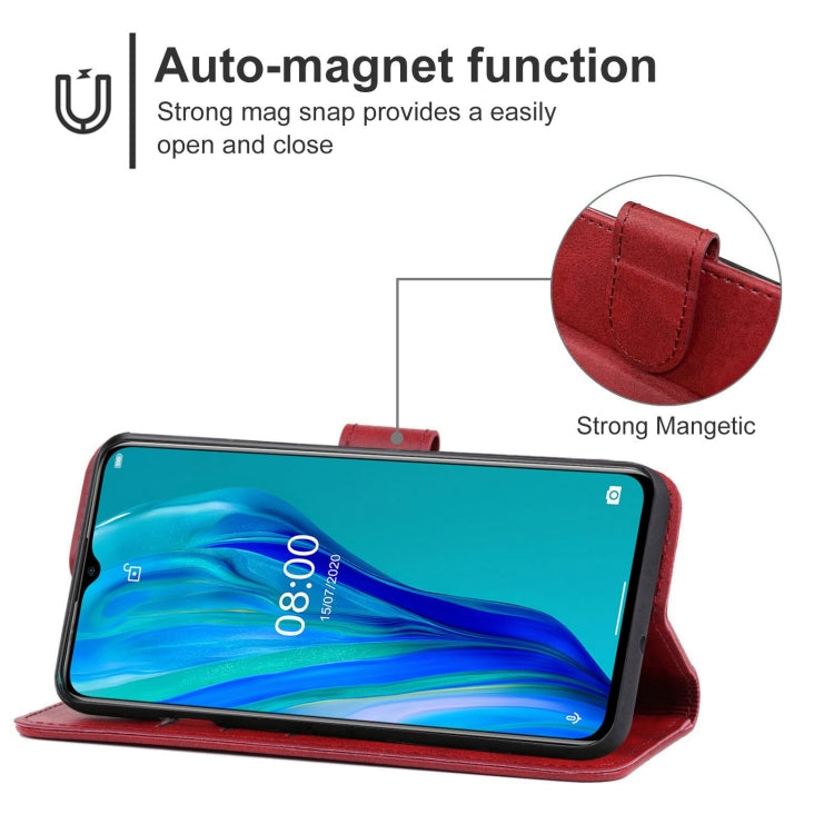 For Ulefone Note 12 Leather Phone Case(Red) - Ulefone Cases by buy2fix | Online Shopping UK | buy2fix