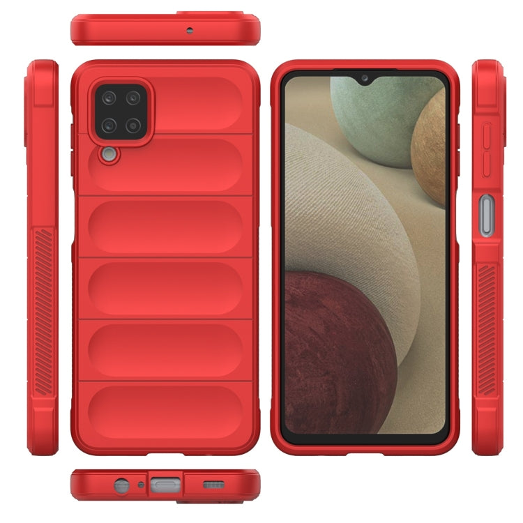 For Samsung Galaxy A12 4G/A12 5G Magic Shield TPU + Flannel Phone Case(Red) by buy2fix