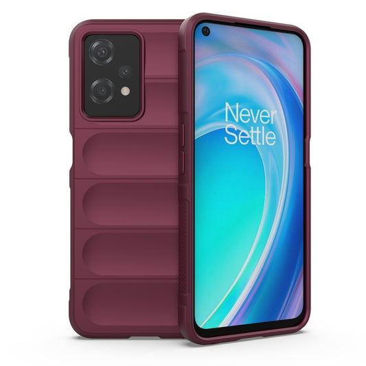 For Realme 9 Pro / Realme V25 5G / Realme 9 5G EU Version Magic Shield TPU + Flannel Phone Case(Wine Red) - Realme Cases by buy2fix | Online Shopping UK | buy2fix