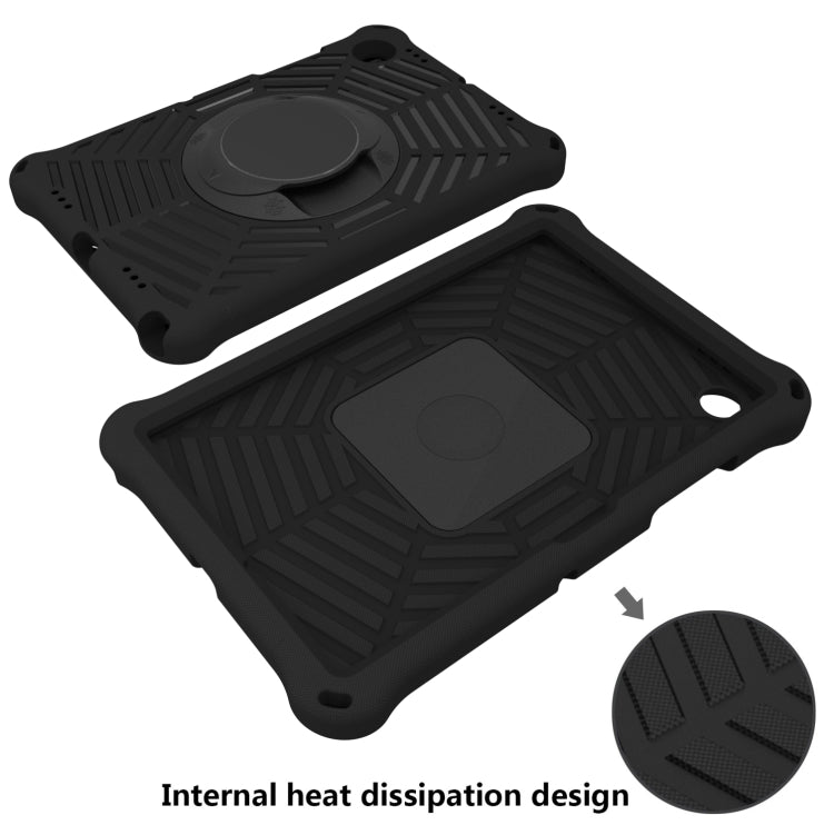 For Samsung Galaxy Tab A8 10.5 2021 Spider King EVA Protective Case with Adjustable Shoulder Strap & Holder(Black) - Other Galaxy Tab PC by buy2fix | Online Shopping UK | buy2fix