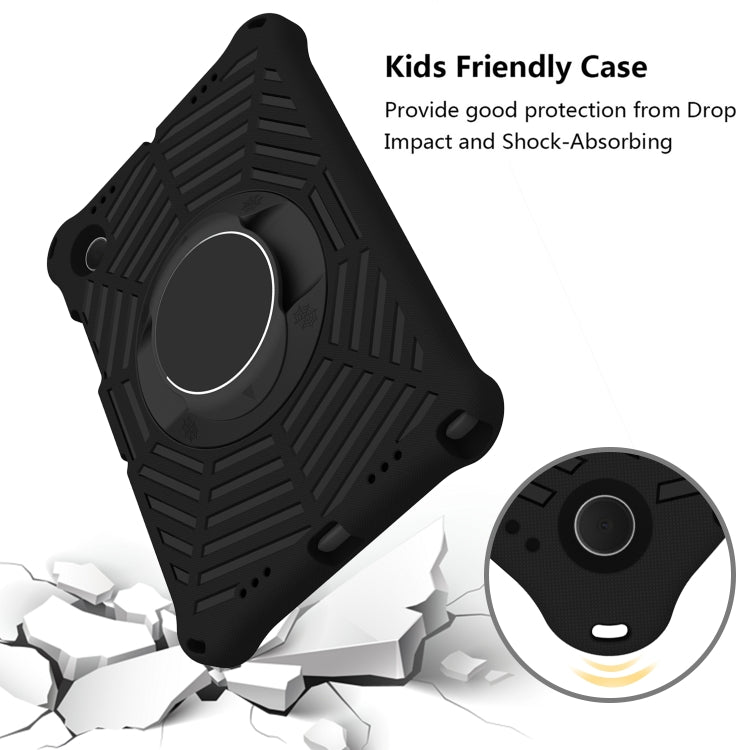 For Samsung Galaxy Tab A8 10.5 2021 Spider King EVA Protective Case with Adjustable Shoulder Strap & Holder(Black) - Other Galaxy Tab PC by buy2fix | Online Shopping UK | buy2fix