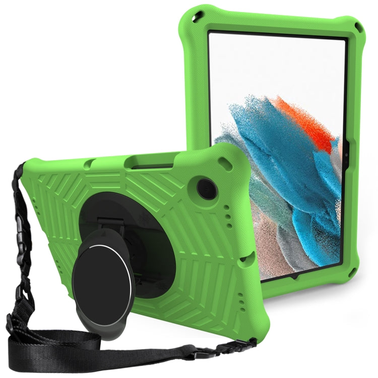 For Samsung Galaxy Tab A8 10.5 2021 Spider King EVA Protective Case with Adjustable Shoulder Strap & Holder(Green) - Other Galaxy Tab PC by buy2fix | Online Shopping UK | buy2fix