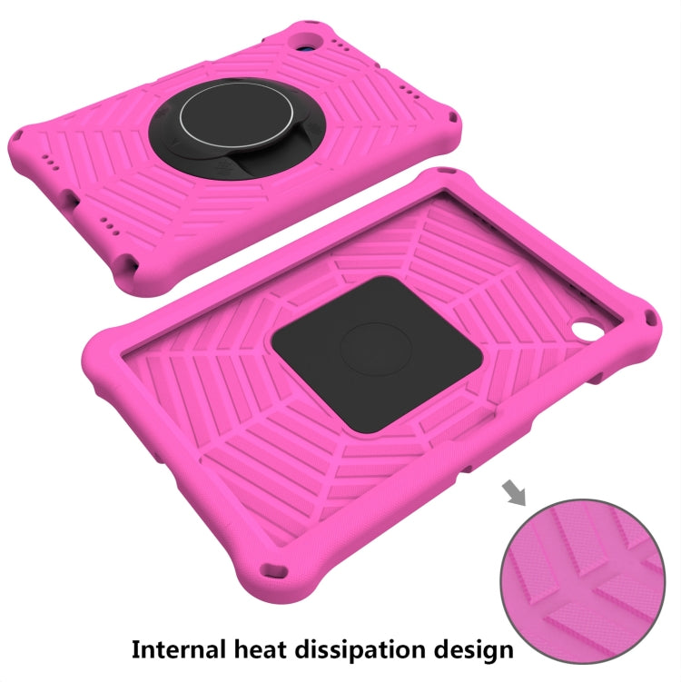 For Samsung Galaxy Tab A8 10.5 2021 Spider King EVA Protective Case with Adjustable Shoulder Strap & Holder(Rose Red) - Other Galaxy Tab PC by buy2fix | Online Shopping UK | buy2fix