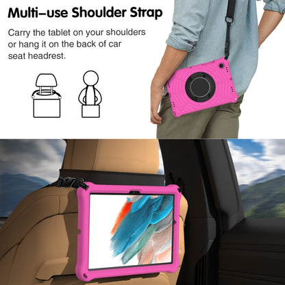 For Samsung Galaxy Tab A8 10.5 2021 Spider King EVA Protective Case with Adjustable Shoulder Strap & Holder(Rose Red) - Other Galaxy Tab PC by buy2fix | Online Shopping UK | buy2fix