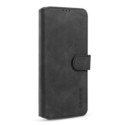 For Galaxy S20 Ultra DG.MING Retro Oil Side Horizontal Flip Case with Holder & Card Slots & Wallet(Black) - Galaxy Phone Cases by DG.MING | Online Shopping UK | buy2fix