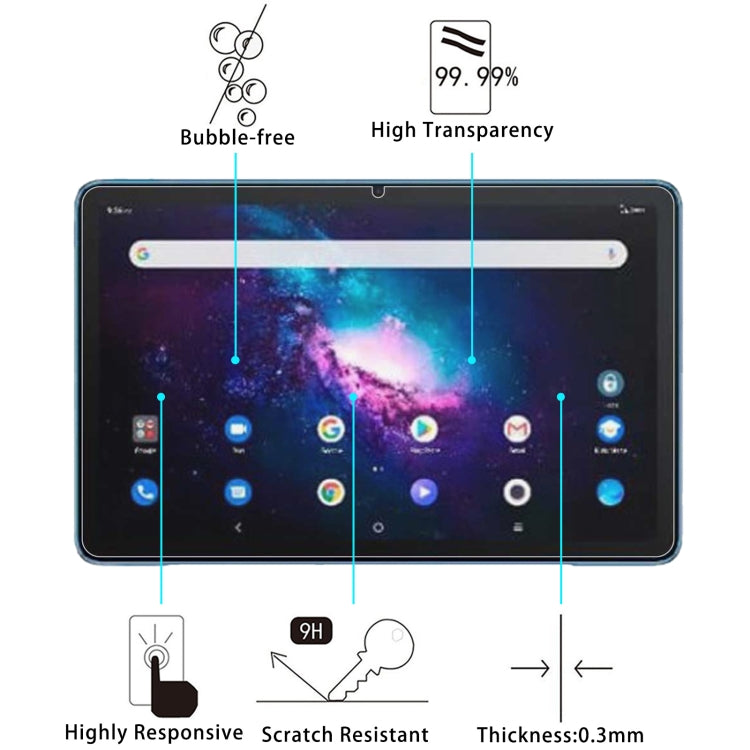 9H 2.5D Explosion-proof Tempered Tablet Glass Film For TCL TabMax 10.4 / Honor Tablet V7 - Others by buy2fix | Online Shopping UK | buy2fix
