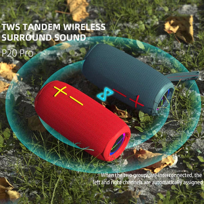 HOPESTAR P20 Pro Waterproof Wireless Bluetooth Speaker(Red) - Waterproof Speaker by HOPESTAR | Online Shopping UK | buy2fix