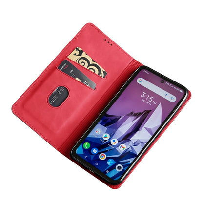 For Blackview A55 Pro Skin Feel Magnetic Horizontal Flip Leather Phone Case(Red) - More Brand by buy2fix | Online Shopping UK | buy2fix