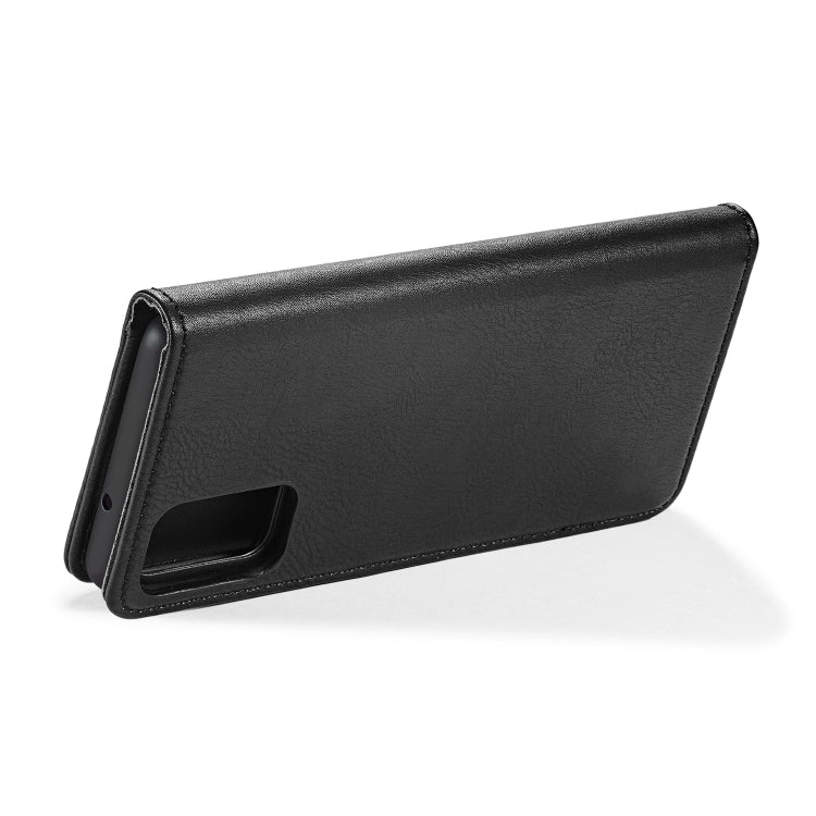 For Galaxy S20+ DG.MING Crazy Horse Texture Flip Detachable Magnetic Leather Case with Holder & Card Slots & Wallet(Black) by DG.MING