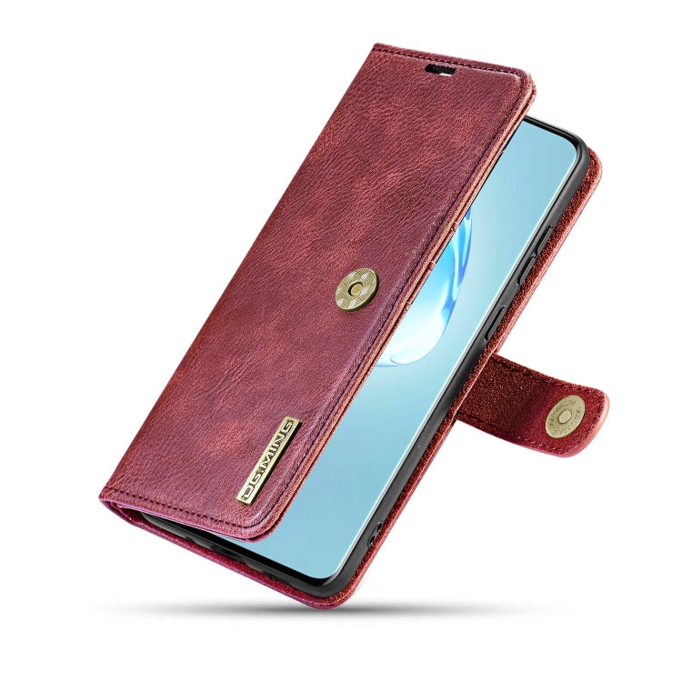 For Galaxy S20 Ultra DG.MING Crazy Horse Texture Flip Detachable Magnetic Leather Case with Holder & Card Slots & Wallet(Red) - Galaxy Phone Cases by DG.MING | Online Shopping UK | buy2fix