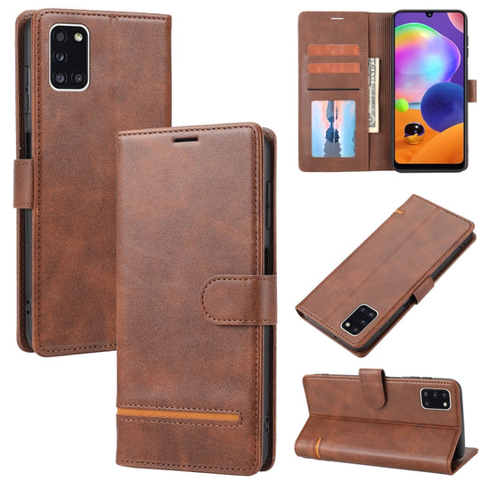 For Samsung Galaxy A31 Classic Wallet Flip Leather Phone Case(Brown)