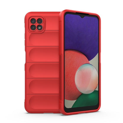 For Samsung Galaxy A22 5G Magic Shield TPU + Flannel Phone Case(Red) by buy2fix