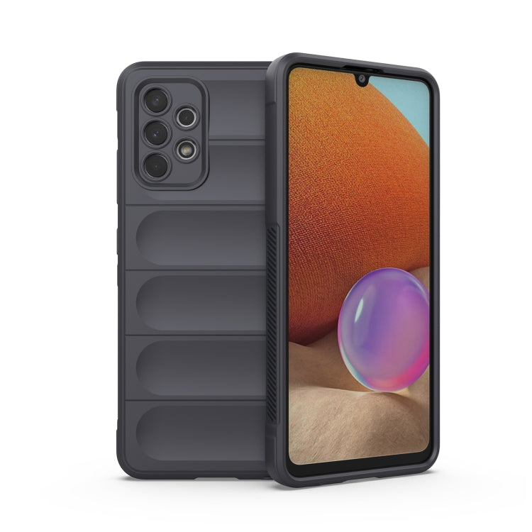 For Samsung Galaxy A32 4G Magic Shield TPU + Flannel Phone Case(Dark Grey) by buy2fix