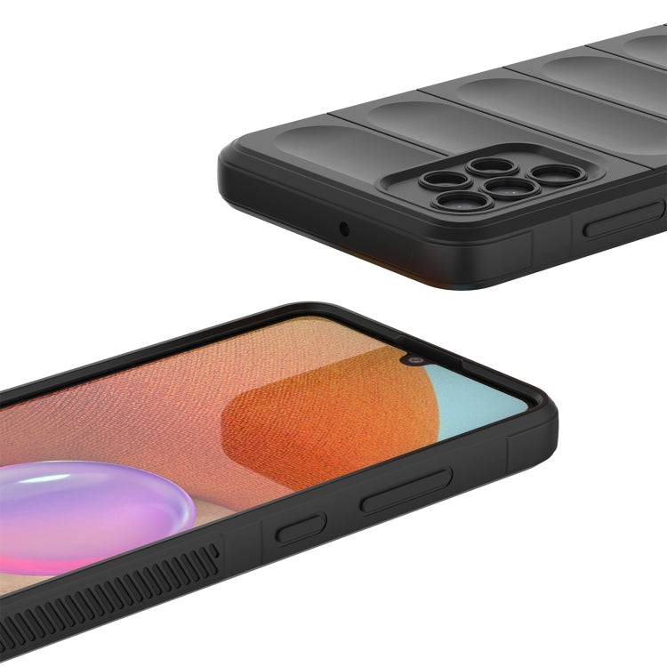 For Samsung Galaxy A32 4G Magic Shield TPU + Flannel Phone Case(Purple) by buy2fix