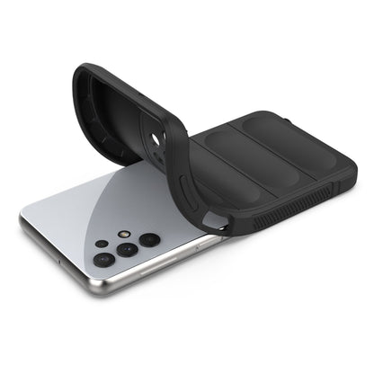 For Samsung Galaxy A32 5G Magic Shield TPU + Flannel Phone Case(Black) by buy2fix