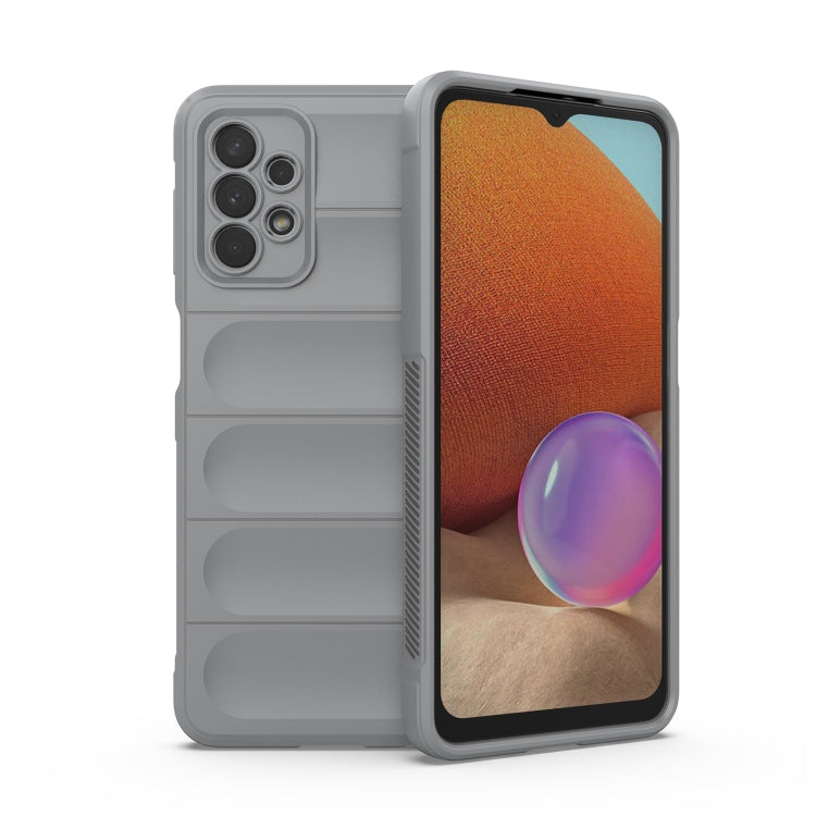 For Samsung Galaxy A32 5G Magic Shield TPU + Flannel Phone Case(Grey) by buy2fix