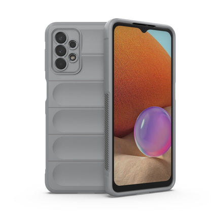 For Samsung Galaxy A32 5G Magic Shield TPU + Flannel Phone Case(Grey) by buy2fix