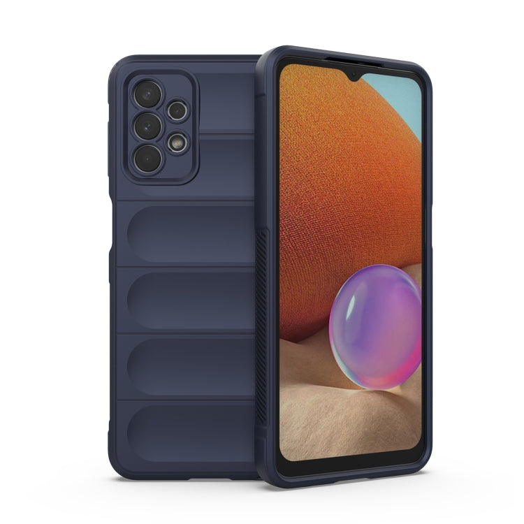 For Samsung Galaxy A32 5G Magic Shield TPU + Flannel Phone Case(Dark Blue) by buy2fix