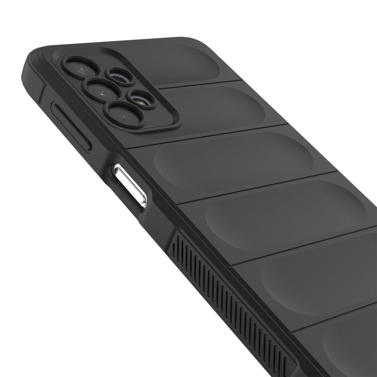 For Samsung Galaxy A32 5G Magic Shield TPU + Flannel Phone Case(Dark Blue) by buy2fix