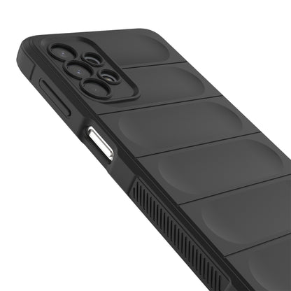 For Samsung Galaxy A32 5G Magic Shield TPU + Flannel Phone Case(Dark Blue) by buy2fix