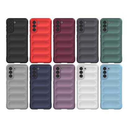 For Samsung Galaxy S21 5G Magic Shield TPU + Flannel Phone Case(Black) - Galaxy S21 5G Cases by buy2fix | Online Shopping UK | buy2fix