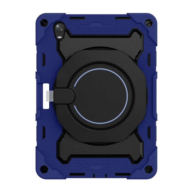 For OPPO Pad Armor Contrast Color Silicone + PC Tablet Case(Navy Blue) - OPPO by buy2fix | Online Shopping UK | buy2fix