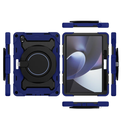 For OPPO Pad Armor Contrast Color Silicone + PC Tablet Case(Navy Blue) - OPPO by buy2fix | Online Shopping UK | buy2fix