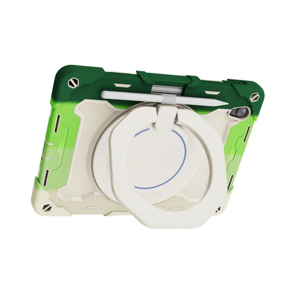 For OPPO Pad Armor Contrast Color Silicone + PC Tablet Case(Colorful Green) - OPPO by buy2fix | Online Shopping UK | buy2fix