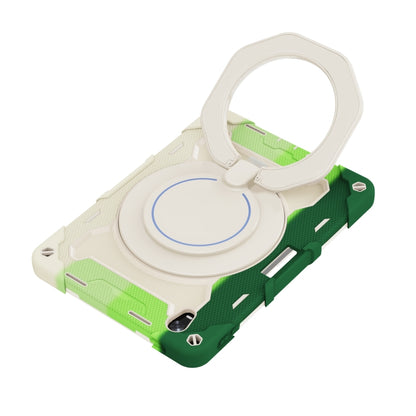 For OPPO Pad Armor Contrast Color Silicone + PC Tablet Case(Colorful Green) - OPPO by buy2fix | Online Shopping UK | buy2fix