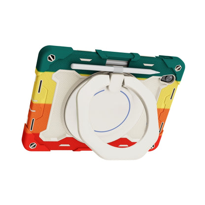 For OPPO Pad Armor Contrast Color Silicone + PC Tablet Case(Colorful Red) - OPPO by buy2fix | Online Shopping UK | buy2fix