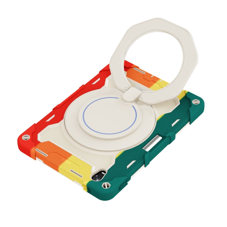 For OPPO Pad Armor Contrast Color Silicone + PC Tablet Case(Colorful Red) - OPPO by buy2fix | Online Shopping UK | buy2fix