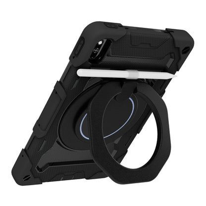 For Huawei MatePad 10.4 Armor Contrast Color Silicone + PC Tablet Case(Black) - Huawei by buy2fix | Online Shopping UK | buy2fix