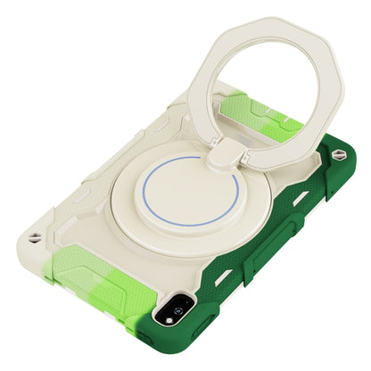 For Huawei MatePad 10.4 Armor Contrast Color Silicone + PC Tablet Case(Colorful Green) - Huawei by buy2fix | Online Shopping UK | buy2fix