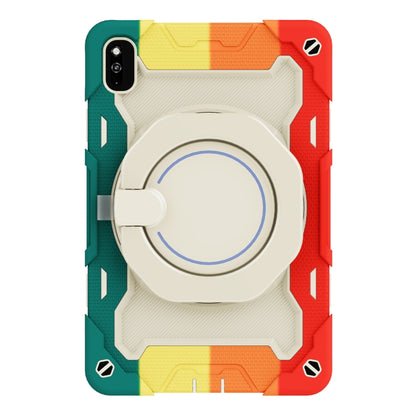 For Huawei MatePad 10.4 Armor Contrast Color Silicone + PC Tablet Case(Colorful Red) - Huawei by buy2fix | Online Shopping UK | buy2fix