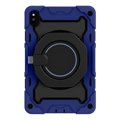 For Honor V6/Tablet V7 Armor Contrast Color Silicone + PC Tablet Case(Navy Blue) - Honor by buy2fix | Online Shopping UK | buy2fix