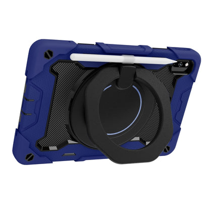 For Honor V6/Tablet V7 Armor Contrast Color Silicone + PC Tablet Case(Navy Blue) - Honor by buy2fix | Online Shopping UK | buy2fix