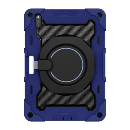 For Huawei Matepad Pro 10.8 Armor Contrast Color Silicone + PC Tablet Case(Navy Blue) - Huawei by buy2fix | Online Shopping UK | buy2fix