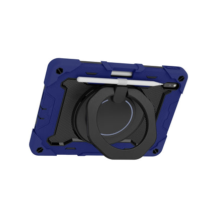 For Huawei Matepad Pro 10.8 Armor Contrast Color Silicone + PC Tablet Case(Navy Blue) - Huawei by buy2fix | Online Shopping UK | buy2fix