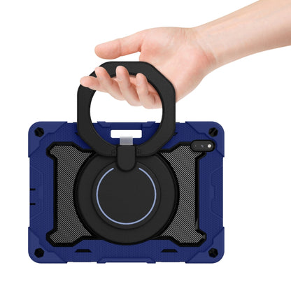 For Huawei Matepad Pro 10.8 Armor Contrast Color Silicone + PC Tablet Case(Navy Blue) - Huawei by buy2fix | Online Shopping UK | buy2fix