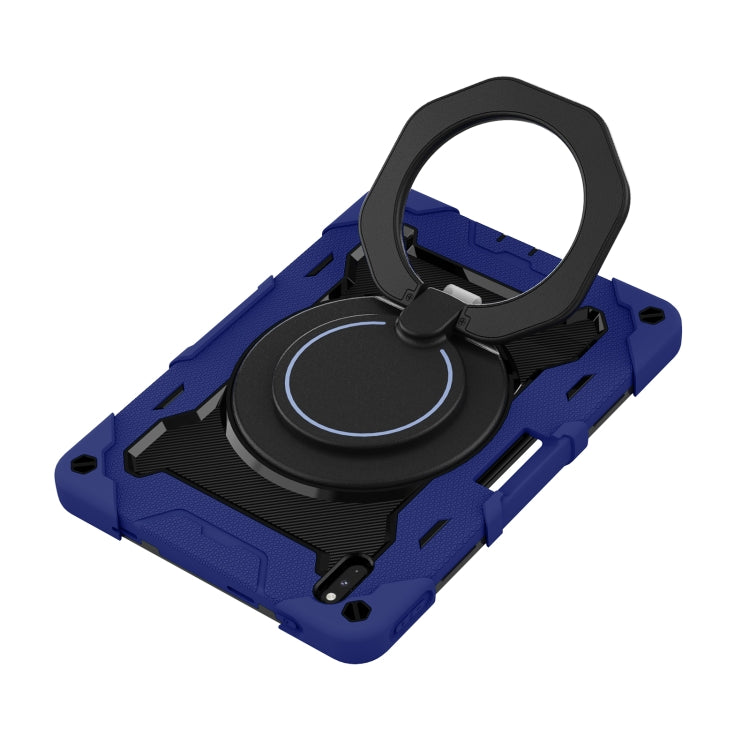 For Huawei Matepad Pro 10.8 Armor Contrast Color Silicone + PC Tablet Case(Navy Blue) - Huawei by buy2fix | Online Shopping UK | buy2fix