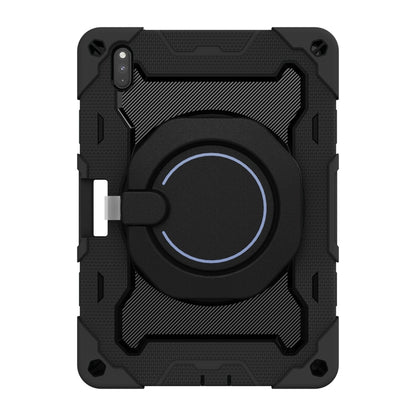 For Huawei Matepad Pro 10.8 Armor Contrast Color Silicone + PC Tablet Case(Black) - Huawei by buy2fix | Online Shopping UK | buy2fix