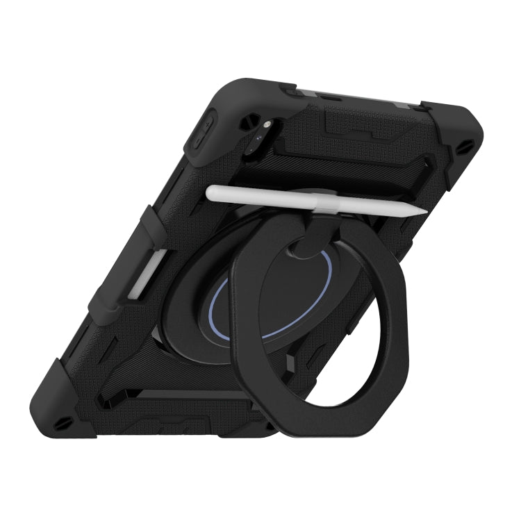 For Huawei Matepad Pro 10.8 Armor Contrast Color Silicone + PC Tablet Case(Black) - Huawei by buy2fix | Online Shopping UK | buy2fix