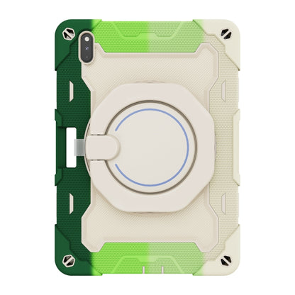 For Huawei Matepad Pro 10.8 Armor Contrast Color Silicone + PC Tablet Case(Colorful Green) - Huawei by buy2fix | Online Shopping UK | buy2fix