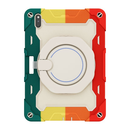 For Huawei Matepad Pro 10.8 Armor Contrast Color Silicone + PC Tablet Case(Colorful Red) - Huawei by buy2fix | Online Shopping UK | buy2fix