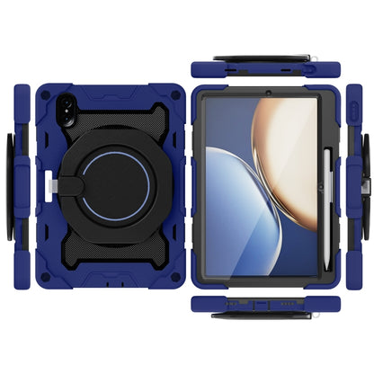 For Honor Tablet V7 Pro Armor Contrast Color Silicone + PC Tablet Case(Navy Blue) - Honor by buy2fix | Online Shopping UK | buy2fix