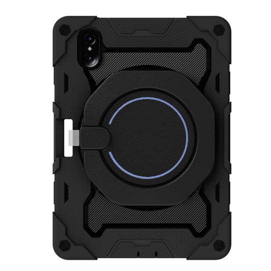 For Honor Tablet V7 Pro Armor Contrast Color Silicone + PC Tablet Case(Black) - Honor by buy2fix | Online Shopping UK | buy2fix