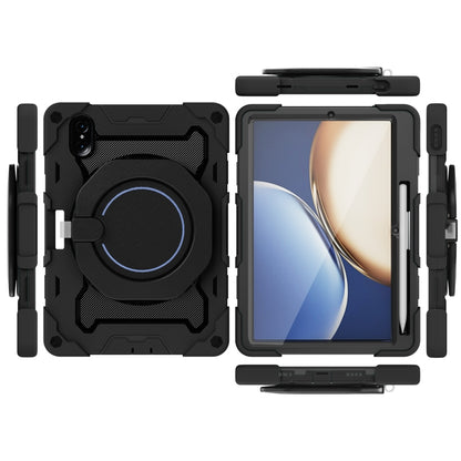 For Honor Tablet V7 Pro Armor Contrast Color Silicone + PC Tablet Case(Black) - Honor by buy2fix | Online Shopping UK | buy2fix